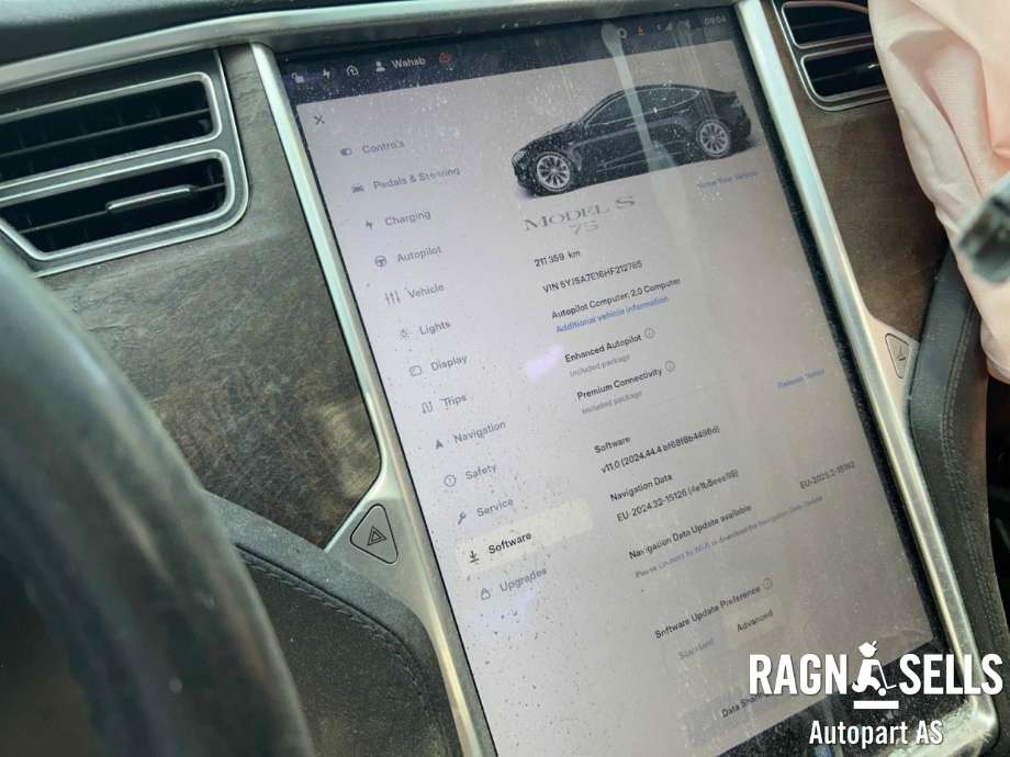 Tesla Model S 2016-2021 (Fase 2) , Motorkode: L1S, Girkassekode: