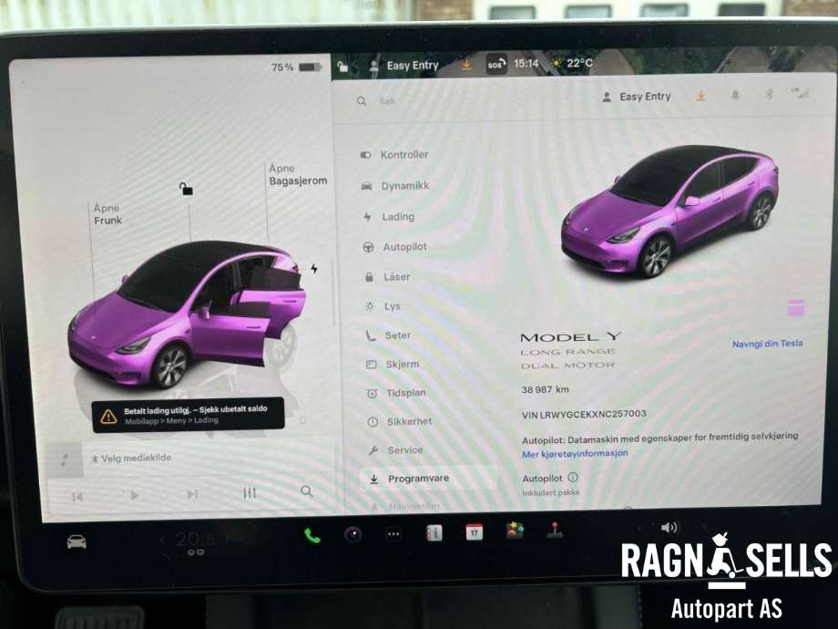 Tesla Model Y 2021-2024 (Type I) , Motorkode: 3D3|3D7, Girkassekode: 