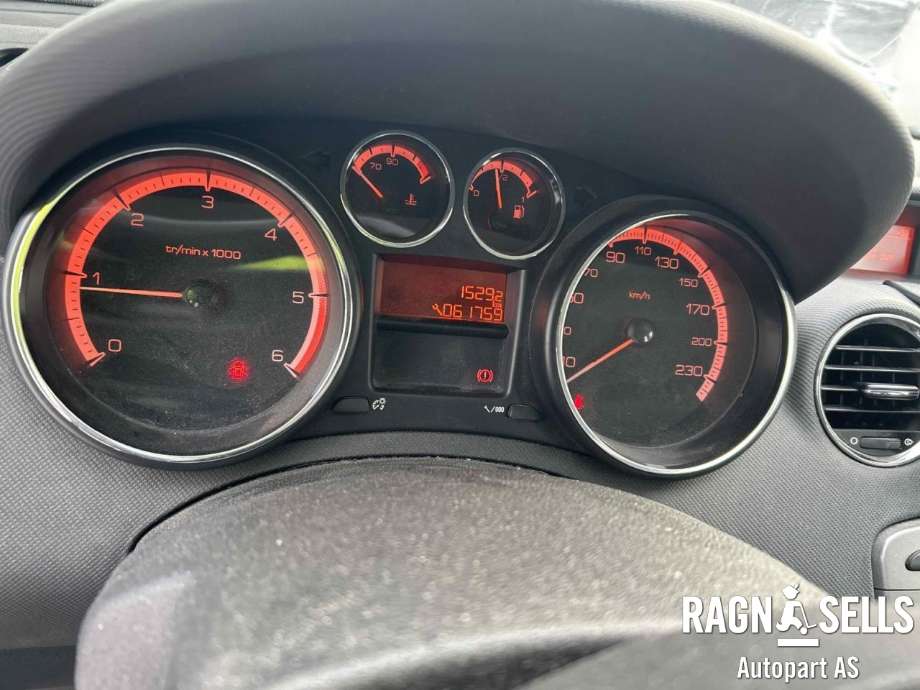 Peugeot 308 2011-2013 (Type I, Fase 2) , Motorkode: 9H06, Girkassekode: CP 19X72