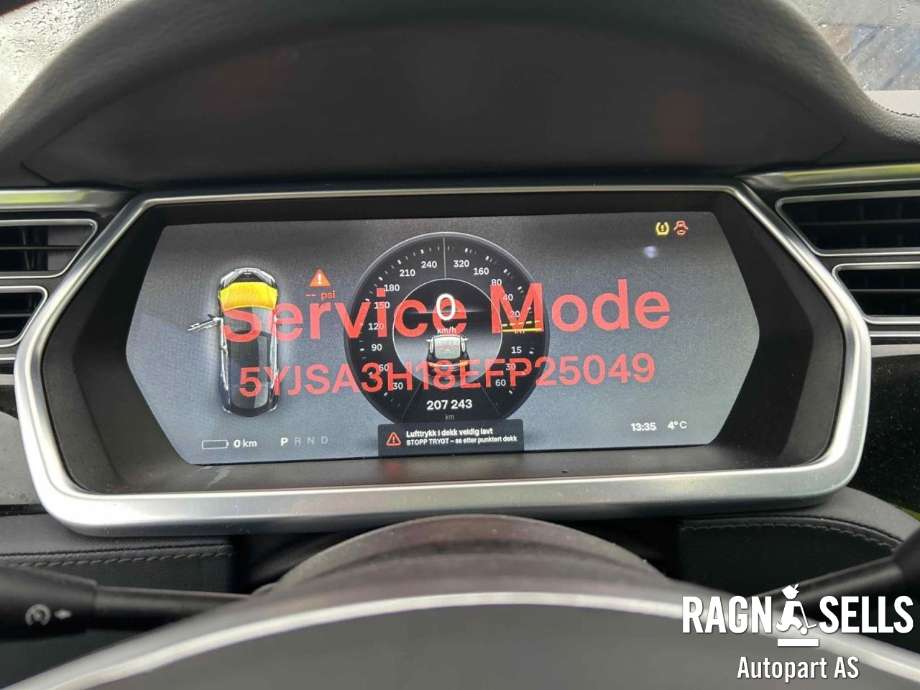 Tesla Model S 2013-2016 (Fase 1) , Motorkode: L1S, Girkassekode: 