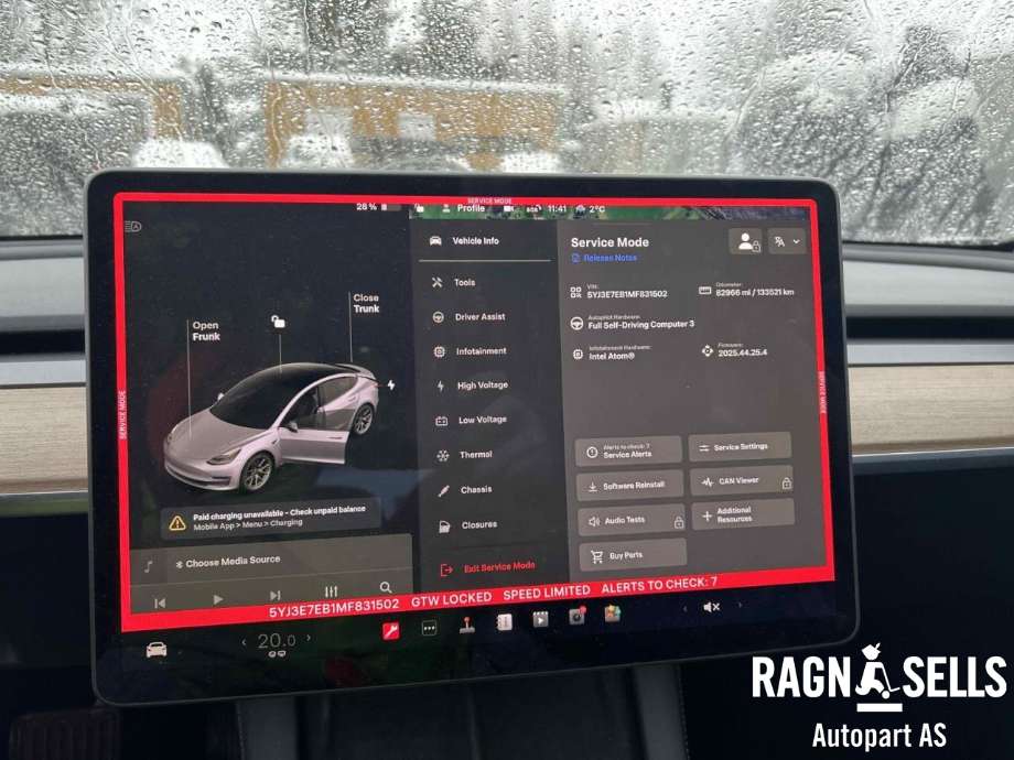 Tesla Model 3 2018-2023 (Fase 1) , Motorkode: 3D3|3D5, Girkassekode: