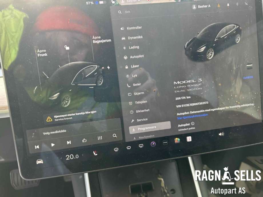 Tesla Model 3 2018-2023 (Fase 1) , Motorkode: 3D3|3D5, Girkassekode: