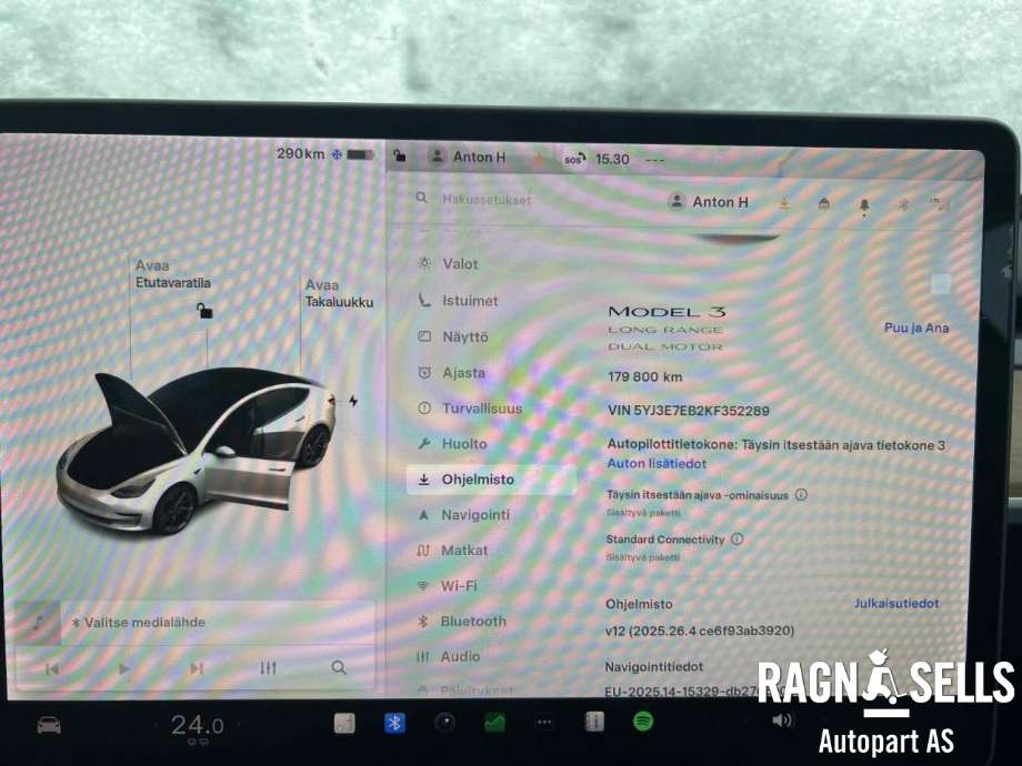 Tesla Model 3 2018-2023 (Fase 1) , Motorkode: 3D3|3D5, Girkassekode: 