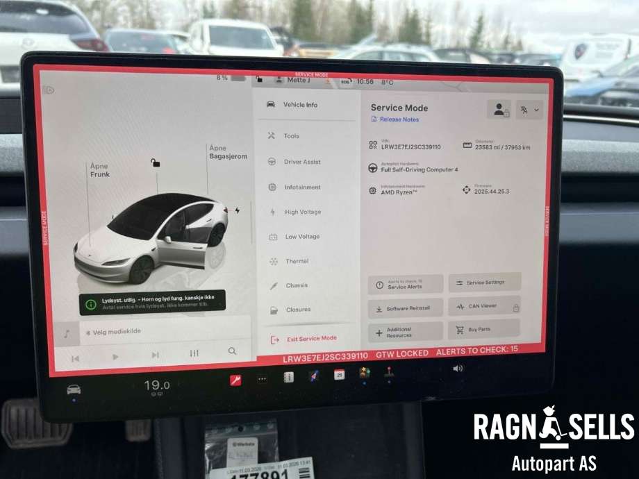 Tesla Model 3 2024-->> (Fase 2) , Motorkode: 3D6, Girkassekode: 