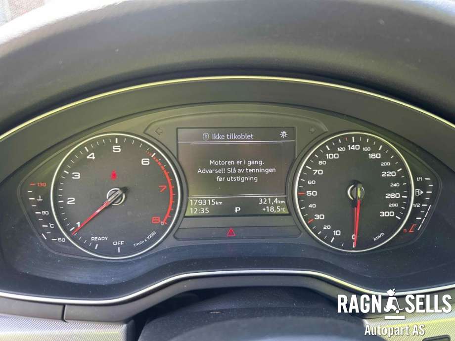 Audi A4 2015-2019 (Type V, Fase 1) (B9) (B9), Motorkode: CVNA, Girkassekode: SVQ