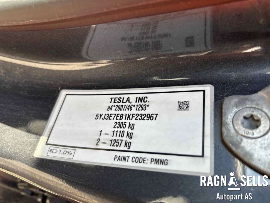 Tesla Model 3 2018-2023 (Fase 1) , Motorkode: 3D3|3D5, Girkassekode: 