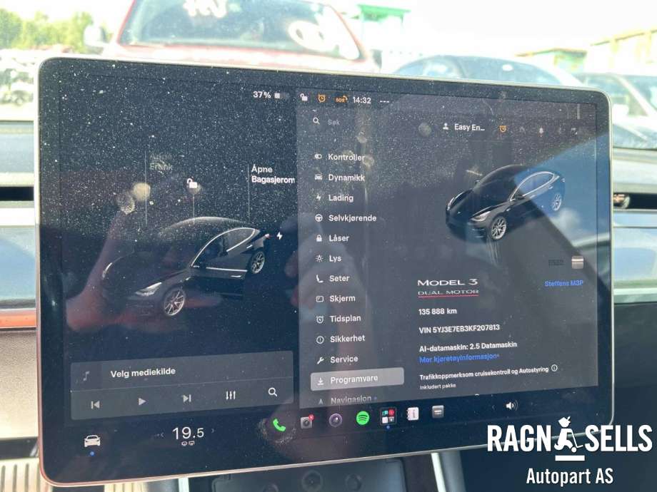 Tesla Model 3 2018-2023 (Fase 1) , Motorkode: 3D3|3D1, Girkassekode: 
