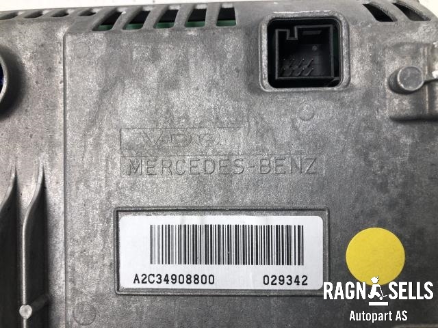 Bilstereo navigasjon skjerm til Mercedes E-Klasse 2009-2013 (Fase 1) (W212) (W212) (A2C34908800|)