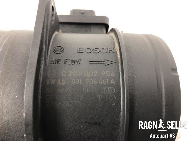 Luftmengde/luftmassemåler til VW Transporter / Caravelle 2009-2015 (Fase 2) (T5) (T5) (BOSCH|03L 906 461 A|)