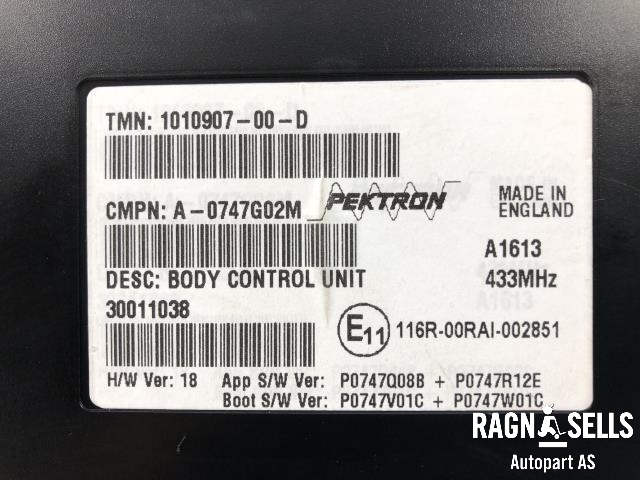 Styreenhet comfort (BCM) til Tesla Model S 2013-2016 (Fase 1)  (1010907-00-D|)