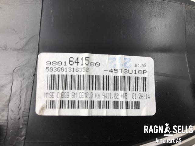 Instrumentpanel til Citroën Berlingo 2008-2015 (Type II, Fase 1) (98 016 415 80|)