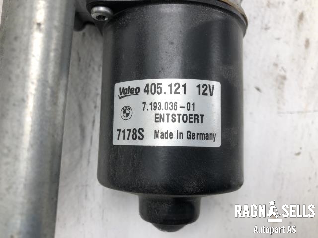 Viskermotor frontrute komplett m/overføring til BMW 1-Serie 2004-2011 (E81/E82/E87/E88) (E81/E82/E87/E88) (VALEO|61 61 7 192 963|)