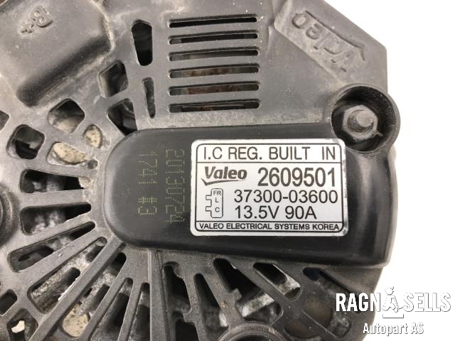 Dynamo til Kia Picanto 2011-2017 (Type II)  (VALEO|2609501|37300-03600|)