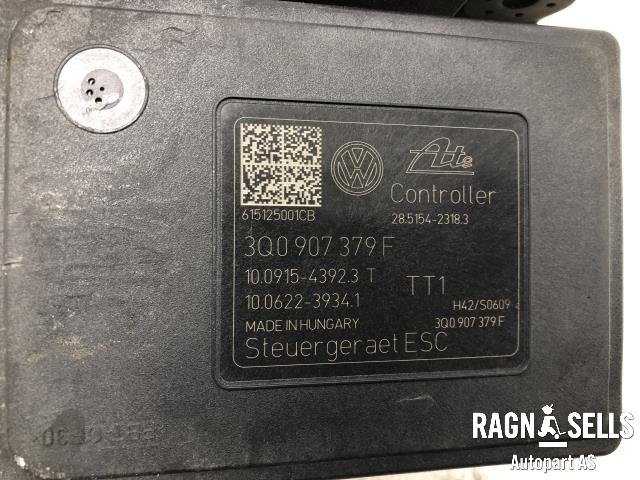 ABS sentral til Audi A3 2012-2016 (Type III, Fase 1)  (ATE|3Q0 614 517 F|)