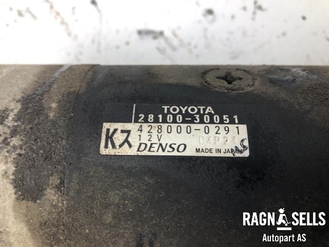 Starter diesel til Toyota Land Cruiser 150 2010-2013 (Fase 1) (DENSO|28100-30051|)