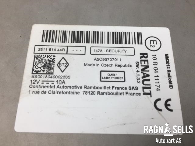 Bilstereo til Renault Kangoo 2008-2021 (Type II) (281151444R|)