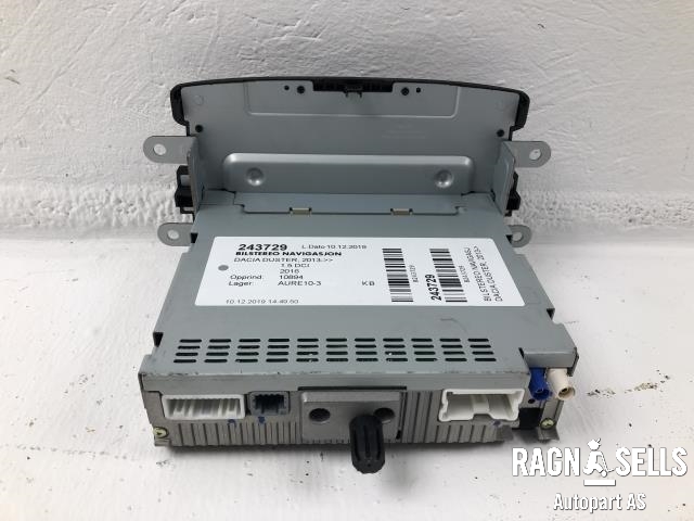 Bilstereo navigasjon til Dacia Duster 2010-2017 (Type I)  (281151936R|)
