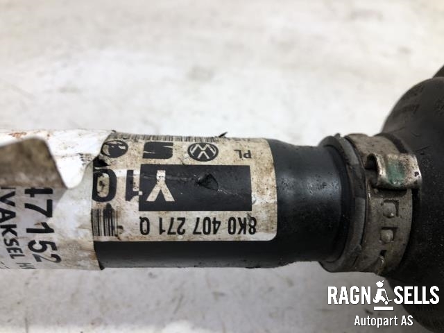 Drivaksel høyre foran, diesel/automat til Audi A4 2007-2014 (Type IV) (B8) (B8) (8K0 407 271 AJ|)