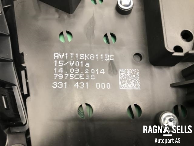 Bilstereo navigasjon betjeningspanel til Ford Transit Courier 2014-2018 (Type I, Fase 1)  (1787171|)