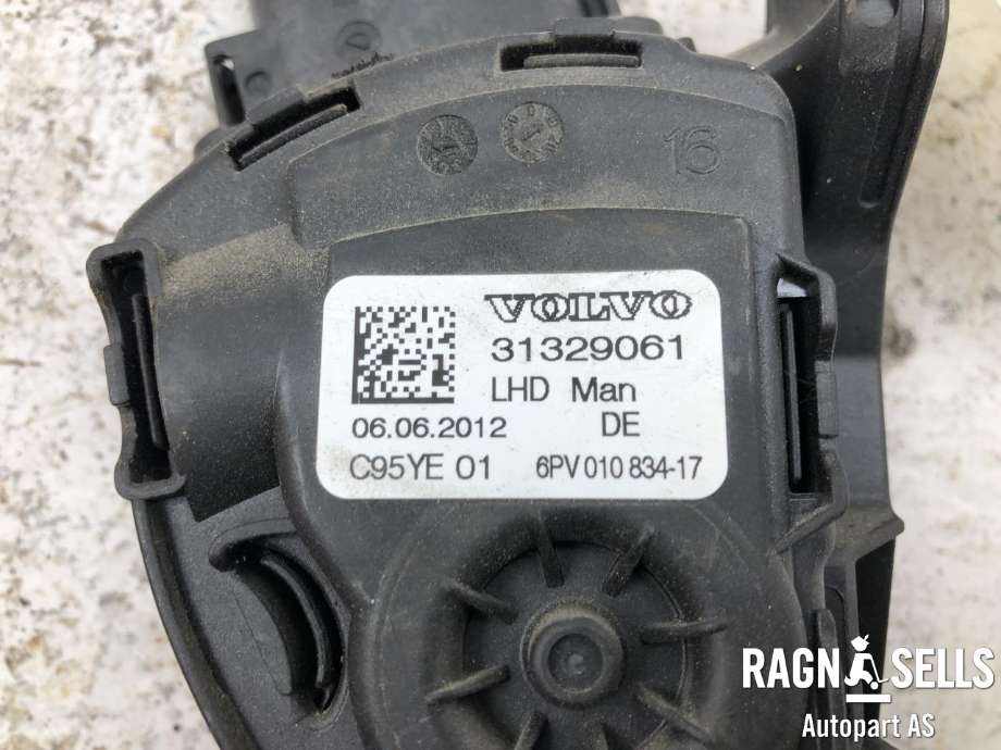 Pedal gass til Volvo V60 2010-2013 (Type I, Fase 1)  