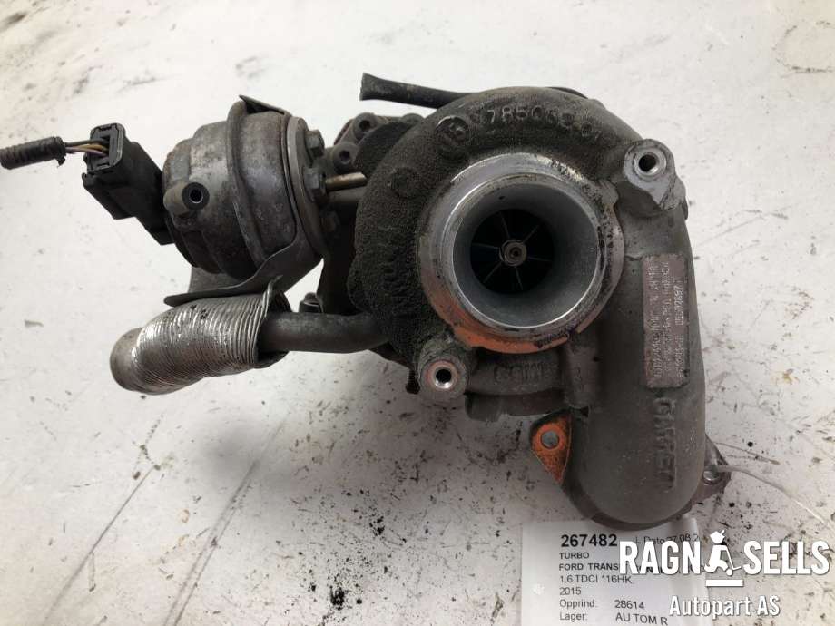 Turbo til Ford Transit Connect 2013-2018 Type II, Fase 1  (1945757|)