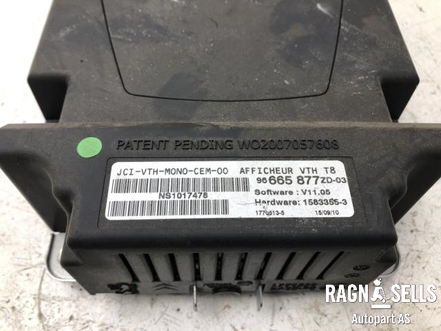 Instrument diverse til Peugeot 5008 2010-2017 (Type I)  (96665877ZD|)