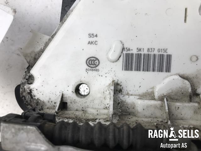 Låsekasse venstre foran til VW Caddy 2015-2020 (Type III, Fase 3)  (5K1 837 015 J|)