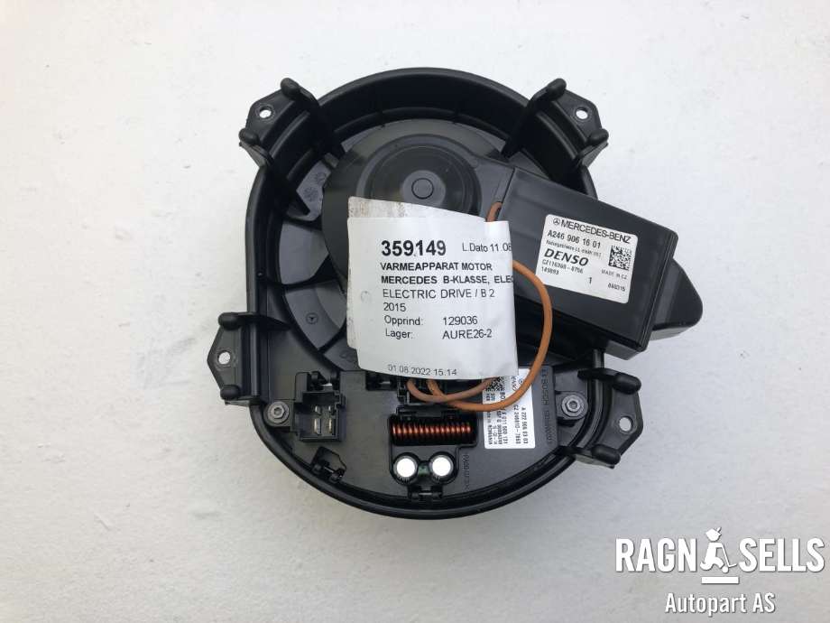 Varmeapparat motor til Mercedes B-Klasse, electric drive 2014-2018 (W242) (W242) (A 246 906 16 01|)