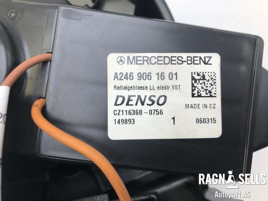 Varmeapparat motor til Mercedes B-Klasse, electric drive 2014-2018 (W242) (W242) (A 246 906 16 01|)