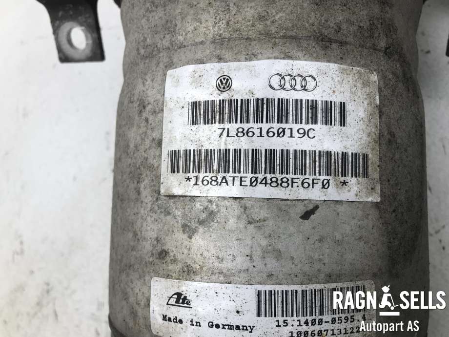 Fjær bak nivå luftpute/belg til Audi Q7 2010-2015 (Type I, Fase 2)  (AUDI|7L8 616 019 G|)