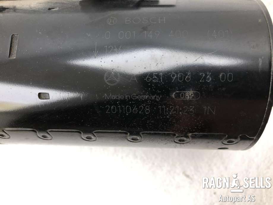 Starter diesel til Mercedes CLS 2011-2017 (C218) (C218) (A 651 906 43 00|)