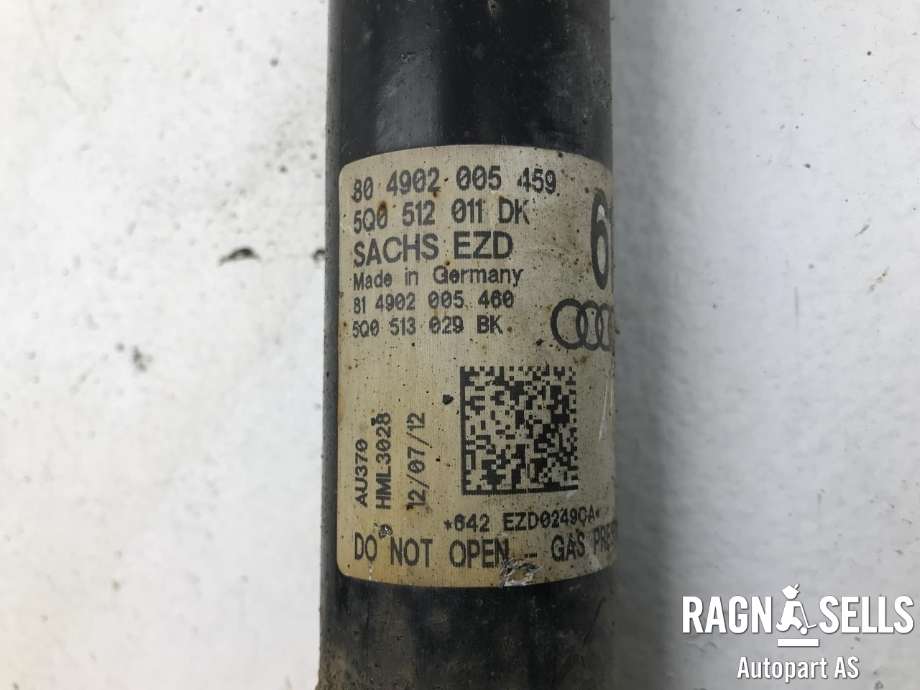Støtdemper bak til Audi A3 2012-2016 (Type III, Fase 1)  (AUDI|5Q0 512 011|)