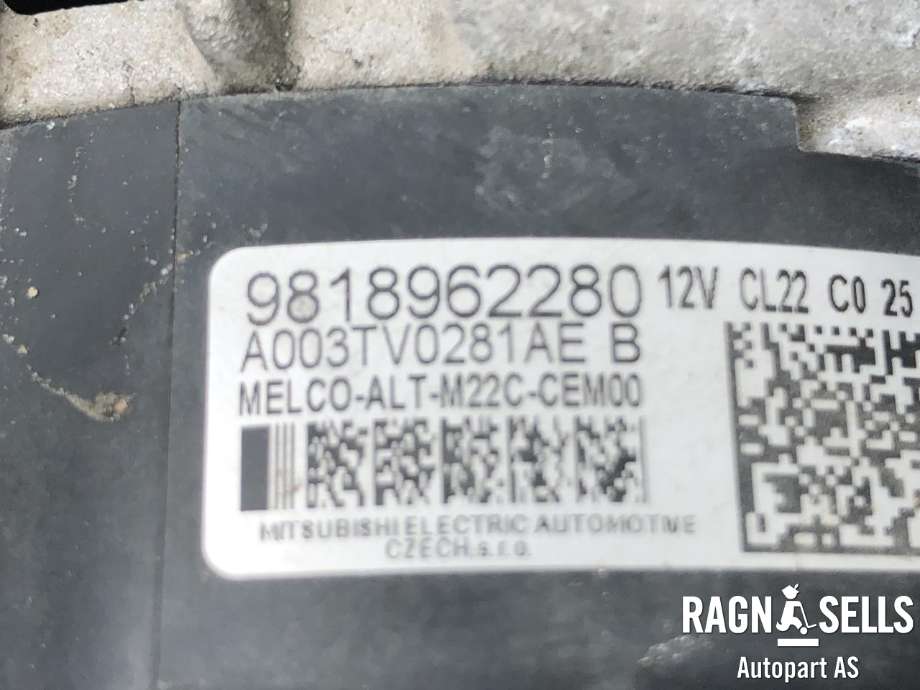 Dynamo diesel til Toyota Proace City 2020-->> (9818962280|)