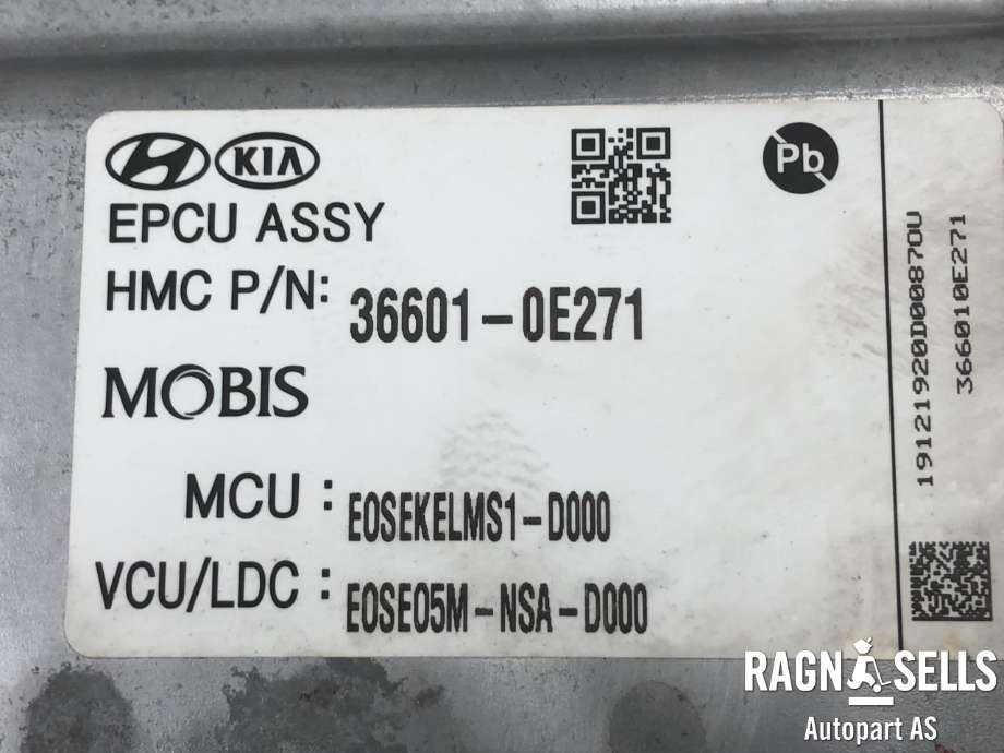Motor power controller elbil (EPCU/PDM) til Hyundai Kona 2017-2021 (Type I, Fase 1)  (366010E271|)