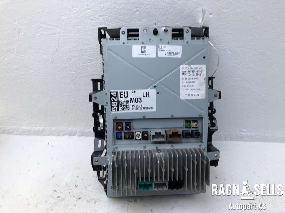 Multimedia display (MCU - Media Controller Unit) til Tesla Model S 2016-2021 (Fase 2) (1045006-03-D|1098050-93-B|1045006-S3-J)