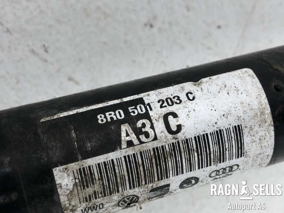 Drivaksel venstre bak, diesel/automat til Audi A7 2010-2014 (Type I, Fase 1) (8R0 501 203 C|)