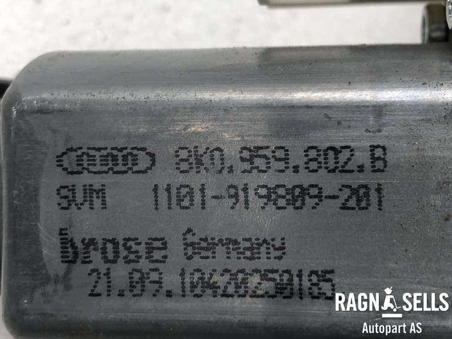 Ruteheis venstre bak til Audi A7 2010-2014 (Type I, Fase 1) (4G8 839 461 C|)