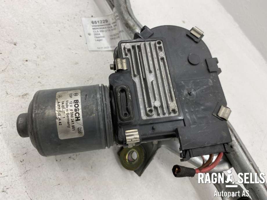 Viskermotor frontrute komplett m/overføring til Mercedes CLS 2004-2010 (C219) (C219) (BOSCH|A2118200442|2198200142|)