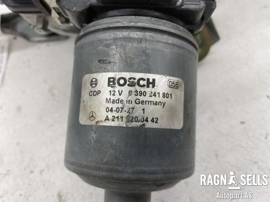 Viskermotor frontrute komplett m/overføring til Mercedes CLS 2004-2010 (C219) (C219) (BOSCH|A2118200442|2198200142|)