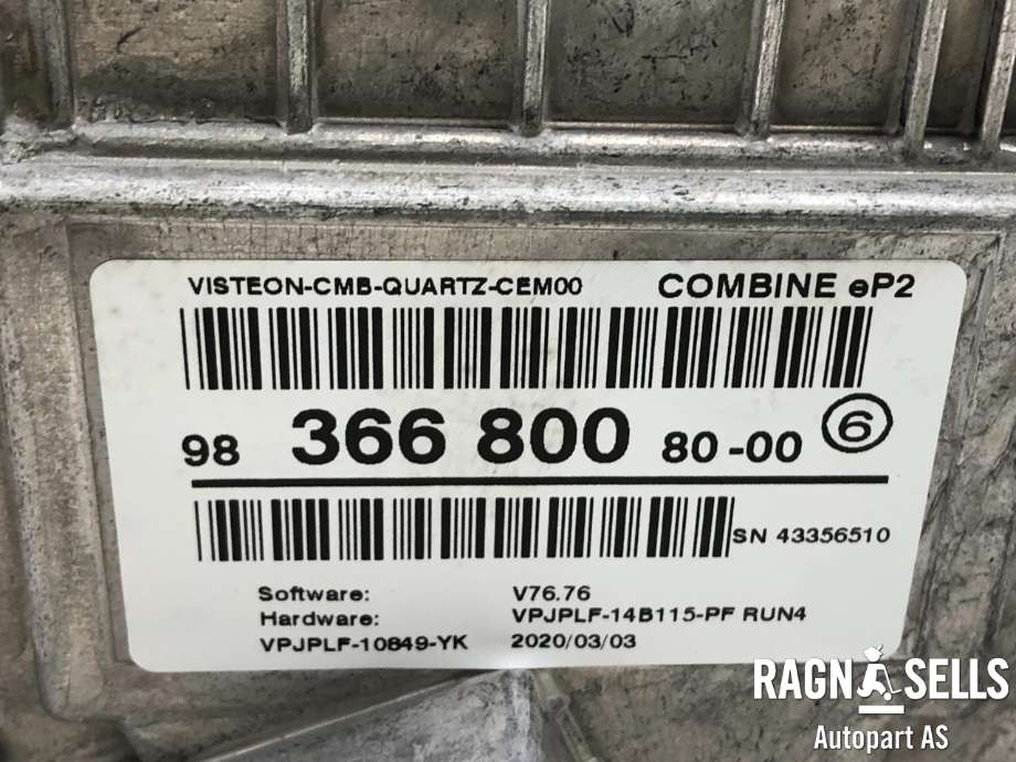 Instrumentpanel til Peugeot e-2008 2019-->> (98 366 800 80|)