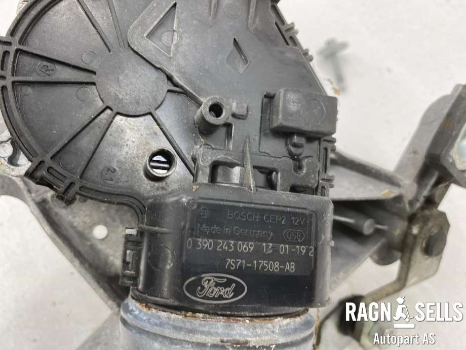 Viskermotor frontrute komplett m/overføring til Ford Mondeo 2011-2014 (Type IV, Fase 2)  (BOSCH|7S7117508AB|7S7117504AE|)