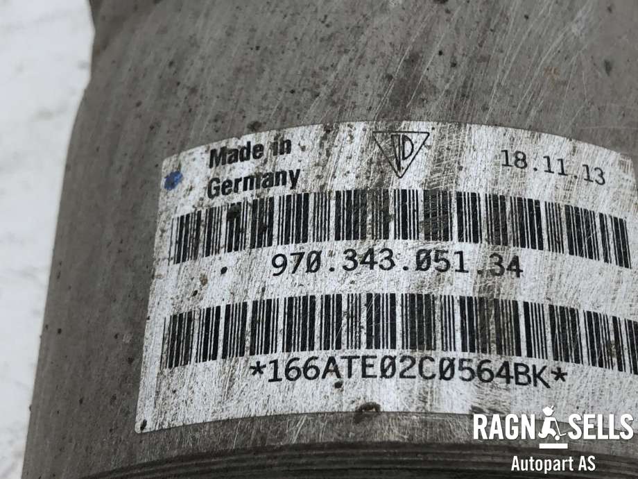 Fjær foran nivå luftpute/belg til Porsche Panamera 2009-2017 (Type I) (970) (970) (970 343 052 35|)