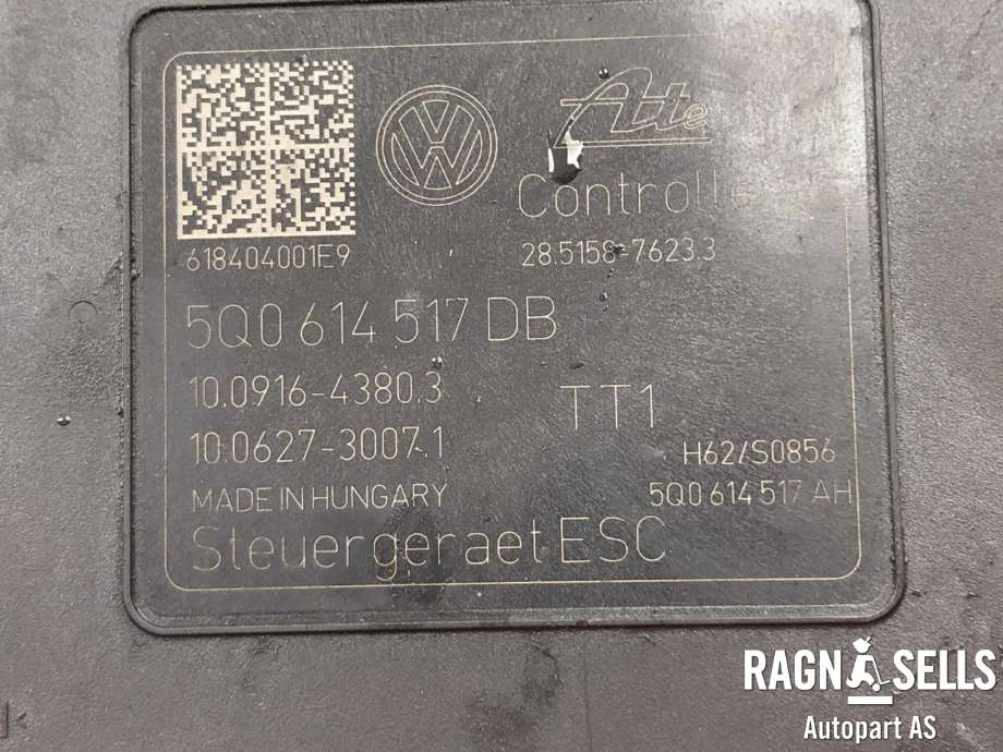 ABS sentral til VW Passat 2015-2019 (Fase 1) (B8) (B8) (5Q0 614 517 DB|5Q0 614 517 AH|)