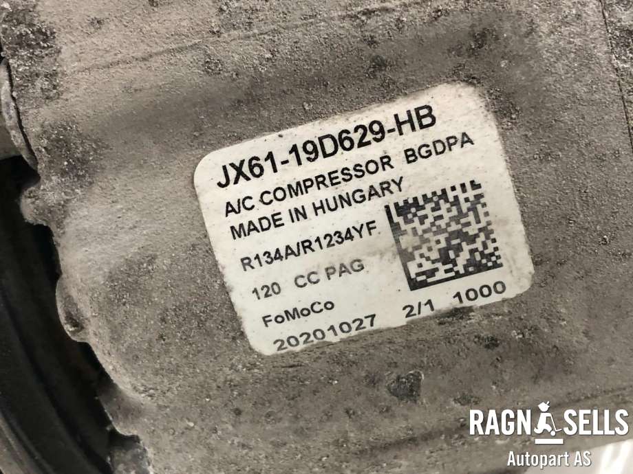 Aircondition kompressor til Ford Transit Connect 2018-->> Type II, Fase 2  (2469393|JX61-19D629-HB|)