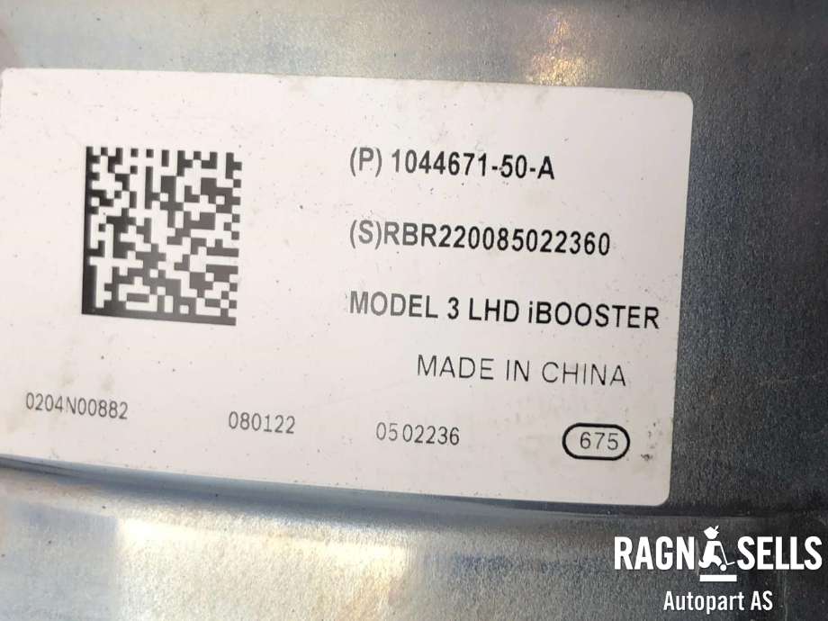 Bremsekraft-forsterker til Tesla Model 3 0-->> (1004467150A|)