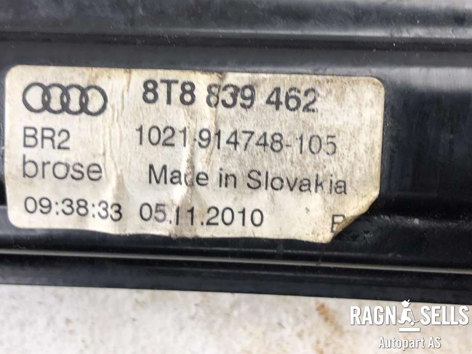 Ruteheis høyre bak til Audi A5 2007-2016 (Type I) (8T8839462|)