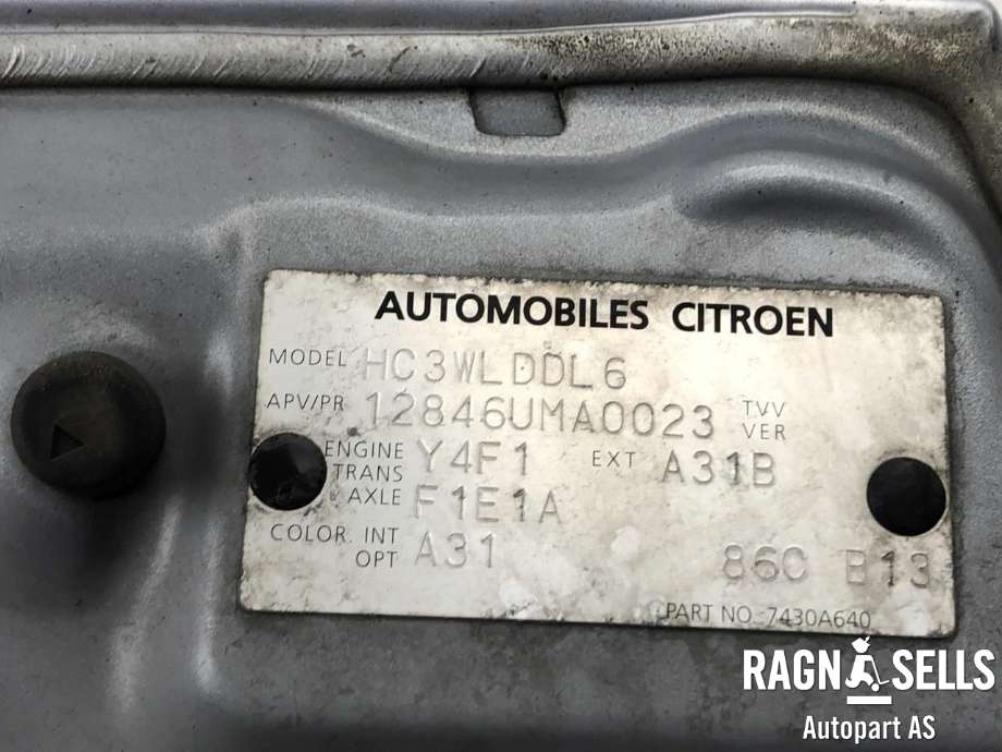 Panser til Citroën C-Zero 2011-2020  (1607866680|)