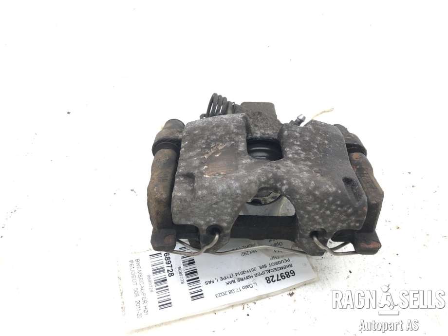 Bremsecaliper høyre bak til Peugeot 508 2011-2014 (Type I, Fase 1)  (16 109 007 80|4401 R9|)