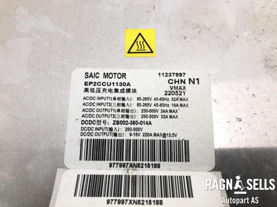 Batterilader (OBC - On Board Charger) til MG Marvel R 2021-->>  (EP2CCU1130A|)