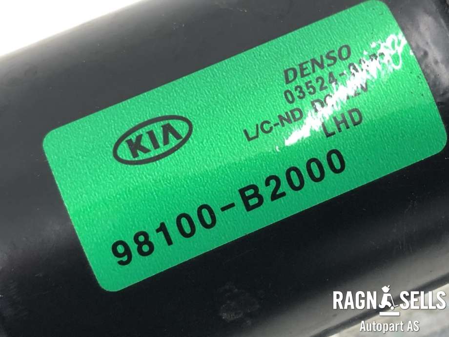 Viskermotor frontrute komplett m/overføring til Kia e-Soul 2019-->> (Type III) (98100B2000|)